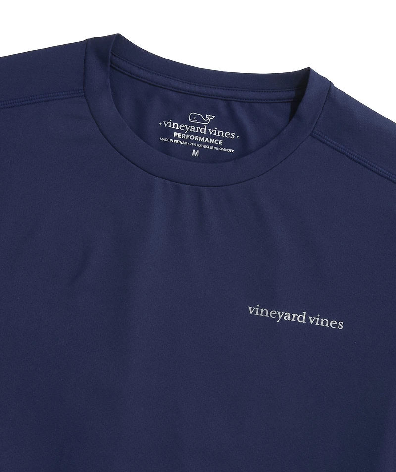 OUTLET Perforated Short-Sleeve Performance Tee