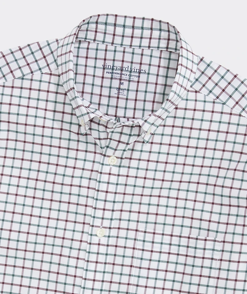 Quidnet Tattersall Performance Cotton Shirt