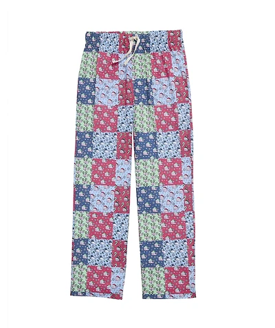 OUTLET Kids' Holiday Whales Patchwork Lounge Pants