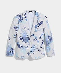 Printed Linen Blazer