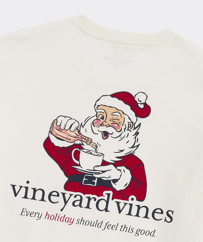 Spiked Nog Long-Sleeve Pocket Tee