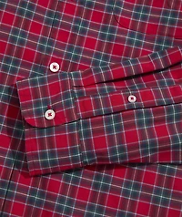 Yuletide Tartan Performance Cotton Slim Fit Shirt