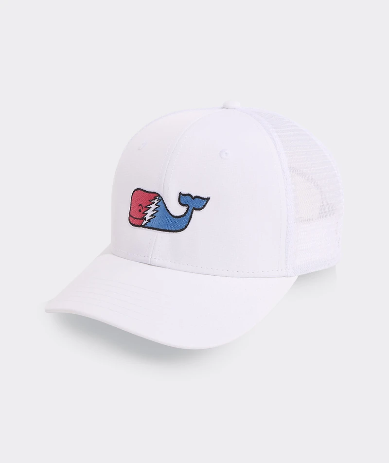 Grateful Dead x vineyard vines Whale Performance Trucker Hat