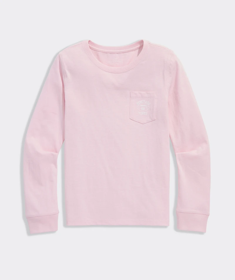 Girls' VV 98 Football Long-Sleeve Pocket Tee