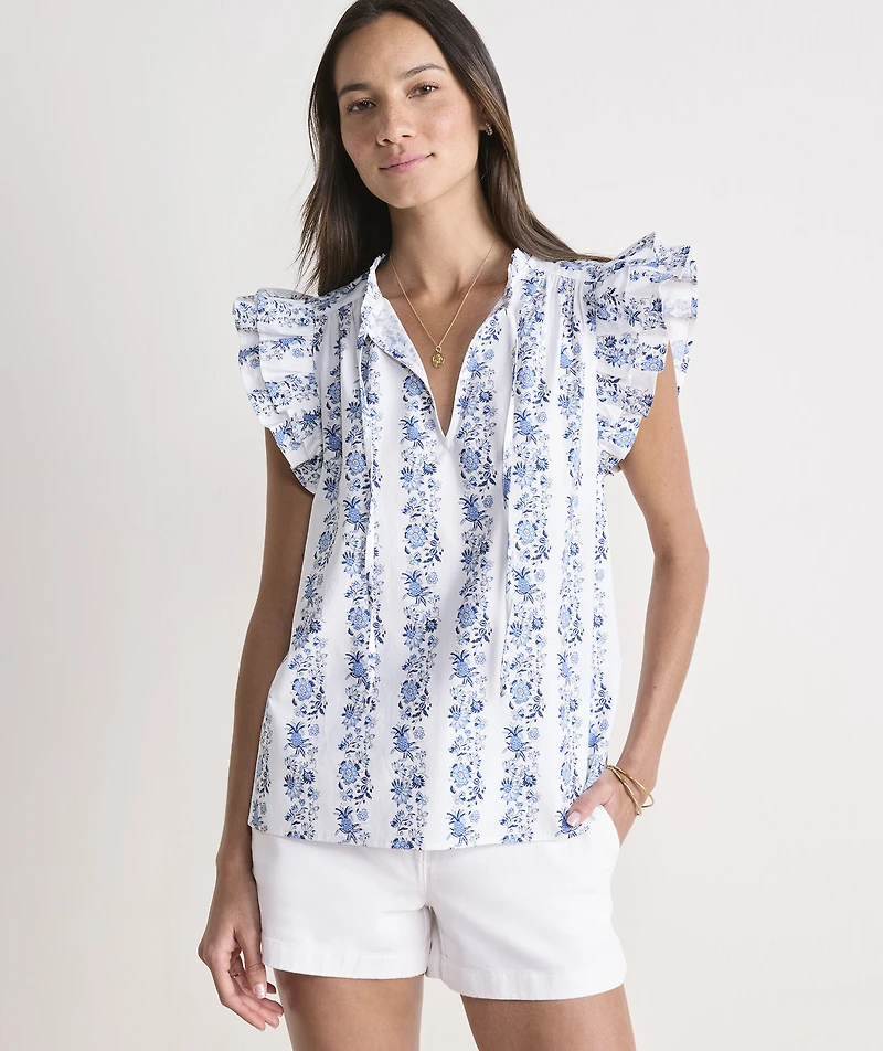 Adare Ruffle Top