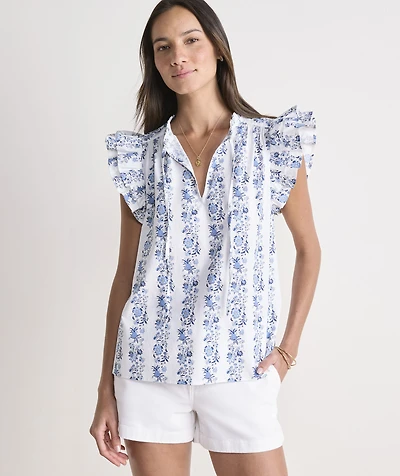 Adare Ruffle Top
