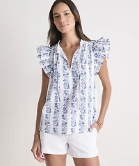 Adare Ruffle Top