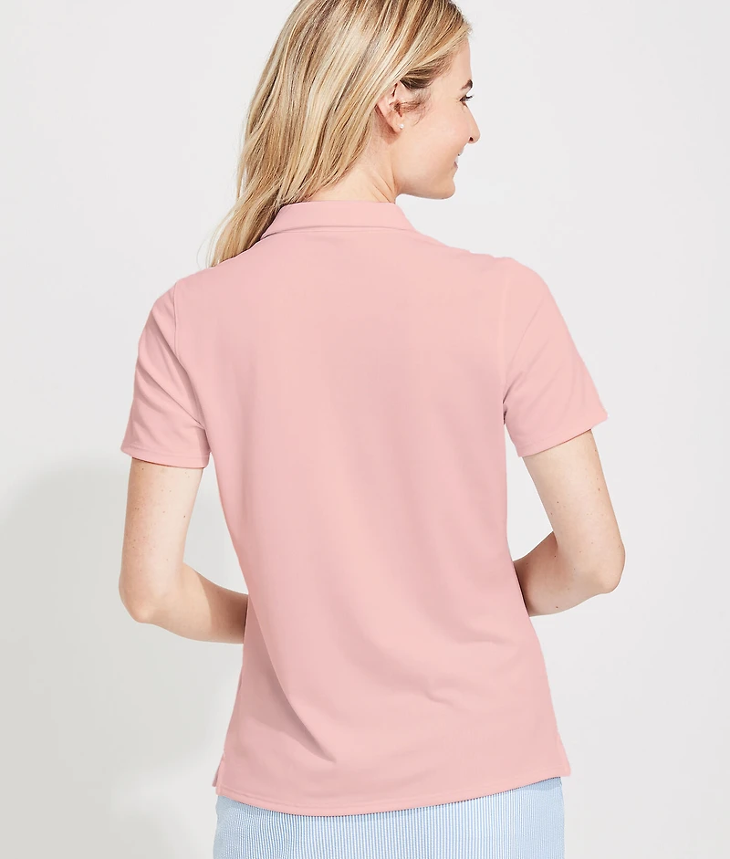 OUTLET Women's Short Sleeve Pique Polo