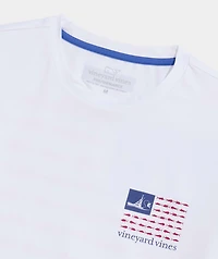 USA Sportfisher Flag Long-Sleeve Harbor Performance Tee
