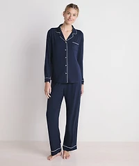 Super-Soft Printed Knit Pajama Set