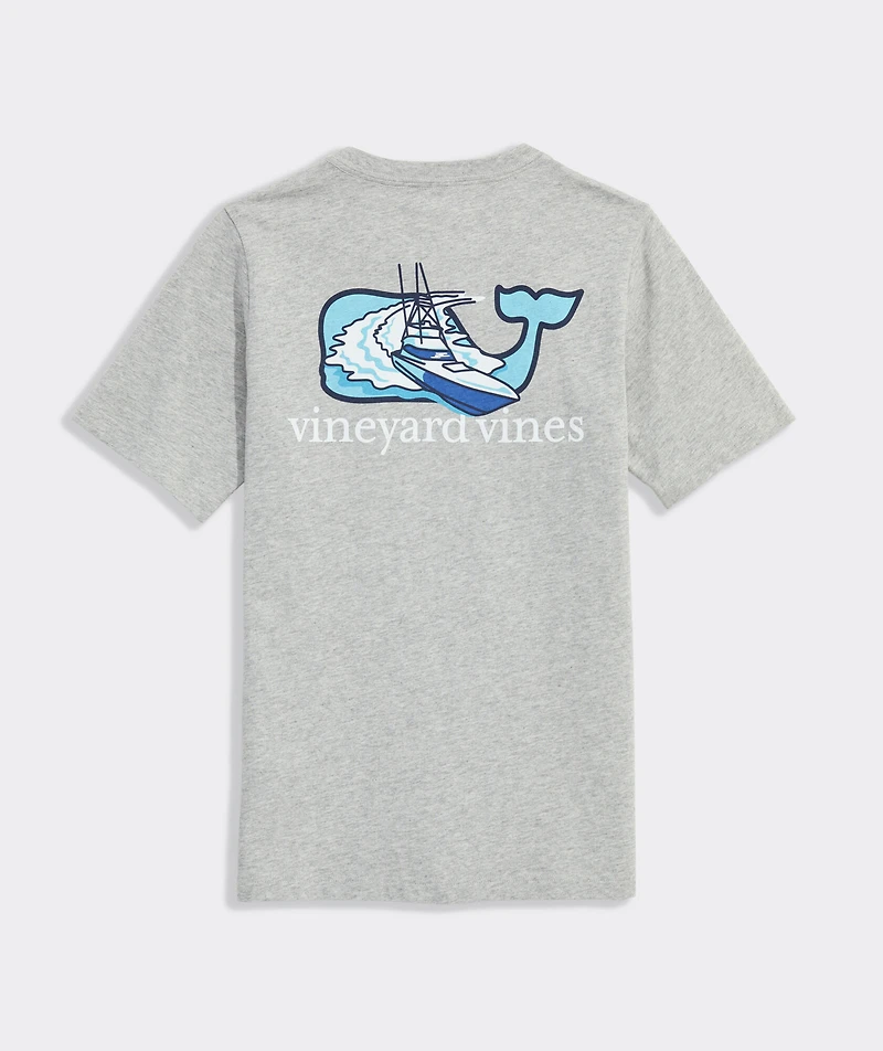 Boys' Sportfisher Whale Short-Sleeve Pocket Tee
