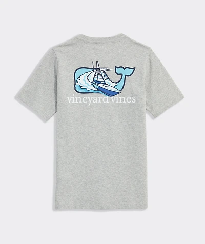 Boys' Sportfisher Whale Short-Sleeve Pocket Tee