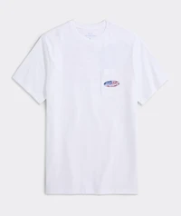 Surf Chappy Short Flag Short-Sleeve Pocket Tee