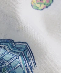 Gasparilla Icons Linen Blend Short-Sleeve Shirt