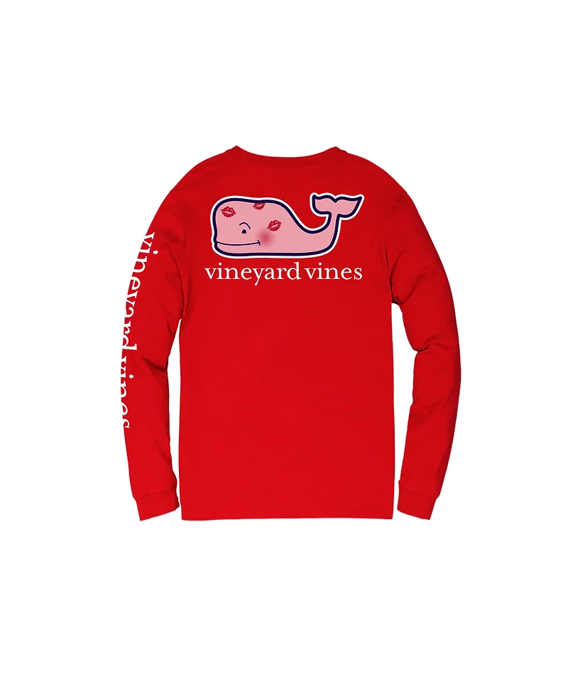 OUTLET Kissed Whale Long-Sleeve Pocket Tee