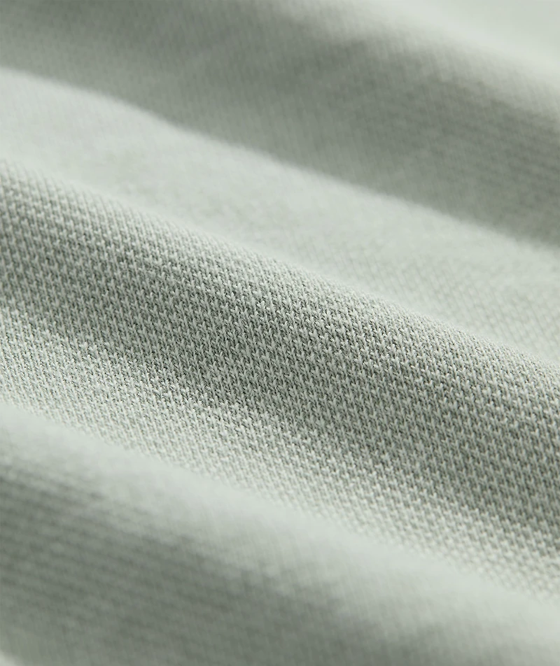 Lived-In Long-Sleeve Pique Polo