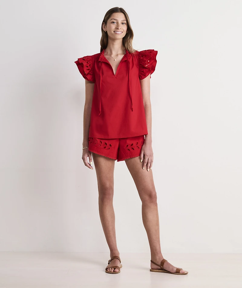 Adare Eyelet Top