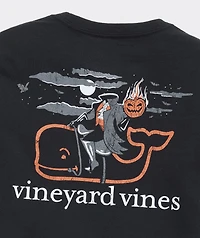 Boys' Headless Horseman Whale Long-Sleeve Pocket Tee