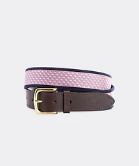 Vineyard Whale Canvas Club Belt