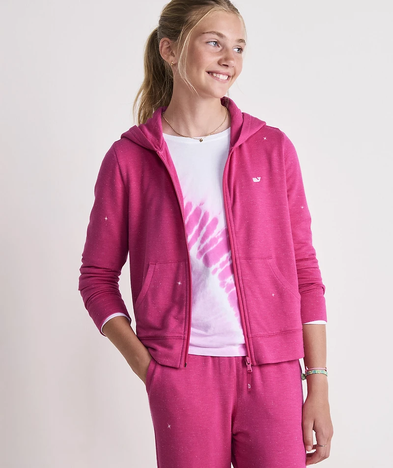 Girls' Shimmer Dreamcloth® Full-Zip Hoodie