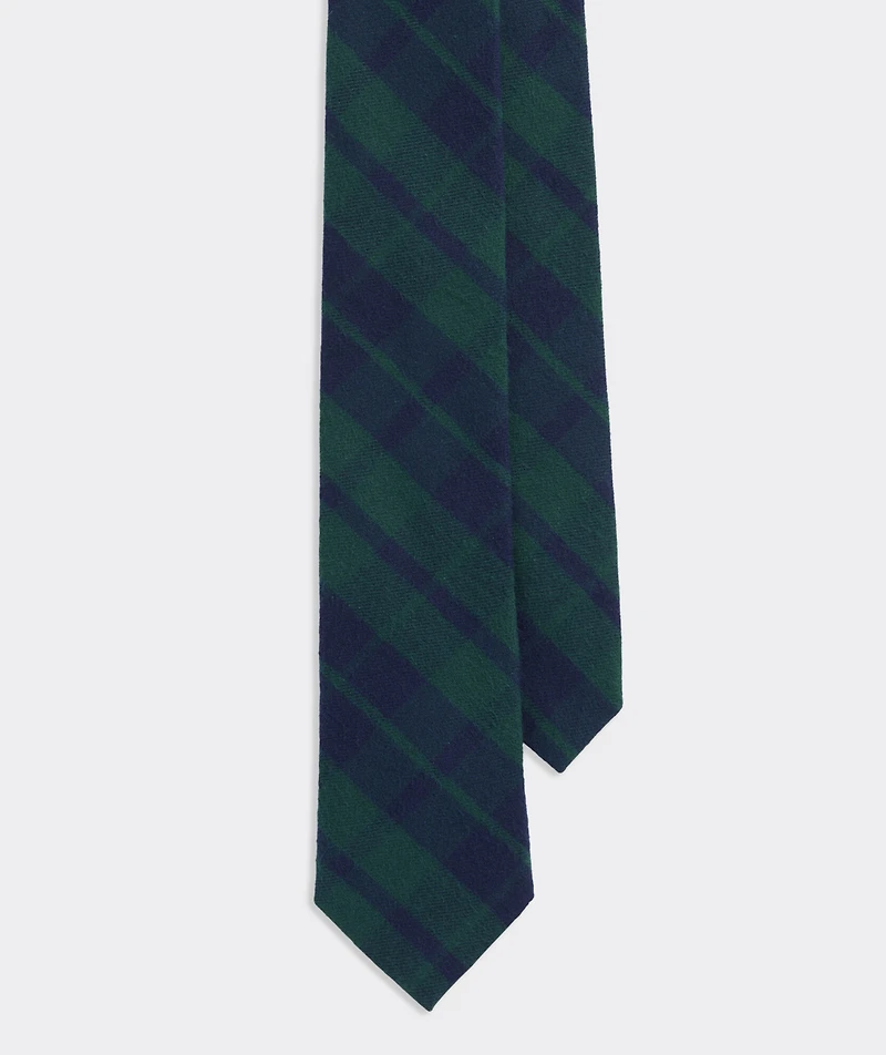 Blackwatch Plaid Flannel Kennedy Tie