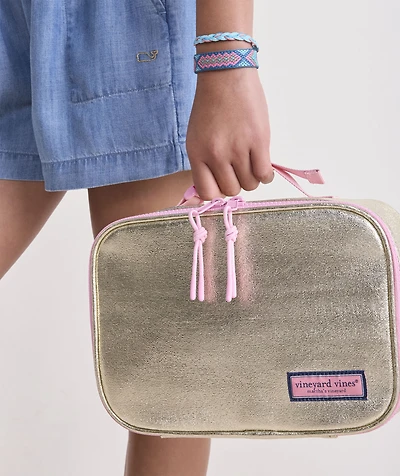 Girls' Metallic Lunch Bag