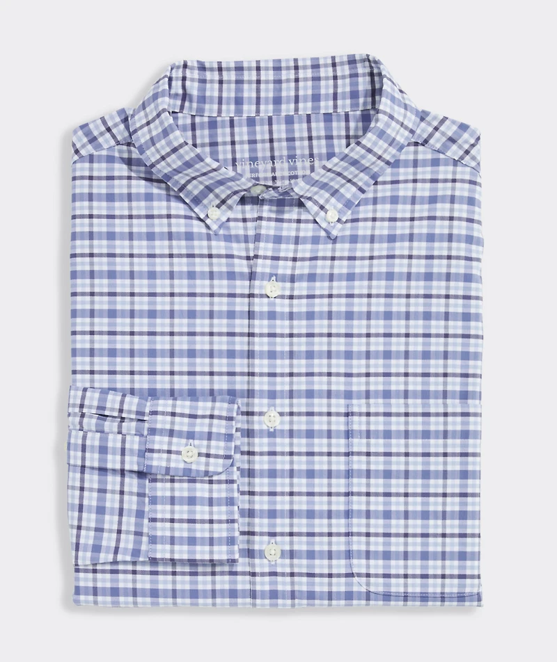 Bellamy Plaid Performance Cotton Shirt