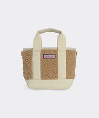 High-Pile Fleece Mini Heritage Tote