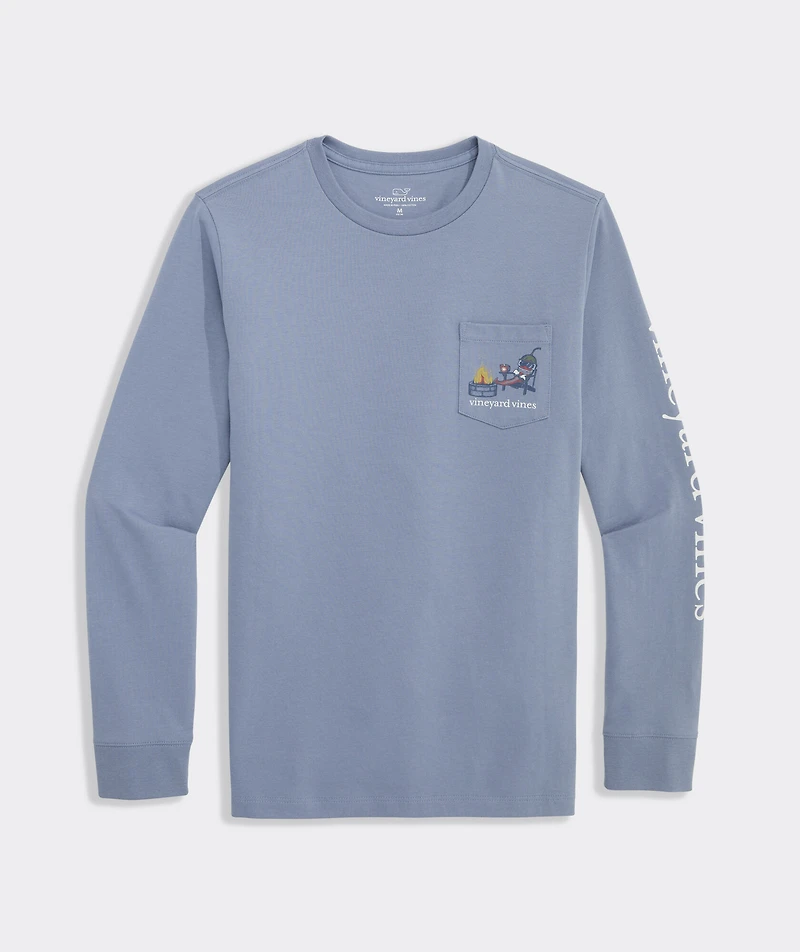 Boys' Chilly Peppers Long-Sleeve Pocket Tee