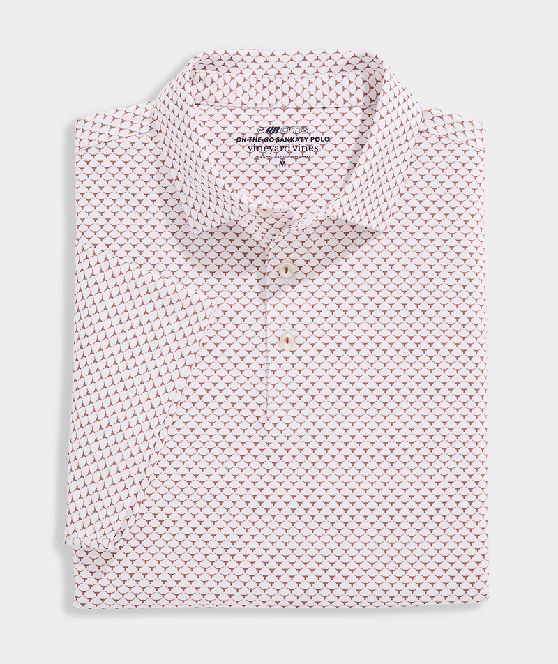 University of Texas Men's Printed Sankaty Polo