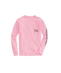 OUTLET Kids' Princess Whale Long-Sleeve Pocket Tee
