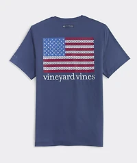 Micro Whale Flag Short-Sleeve Harbor Performance Tee