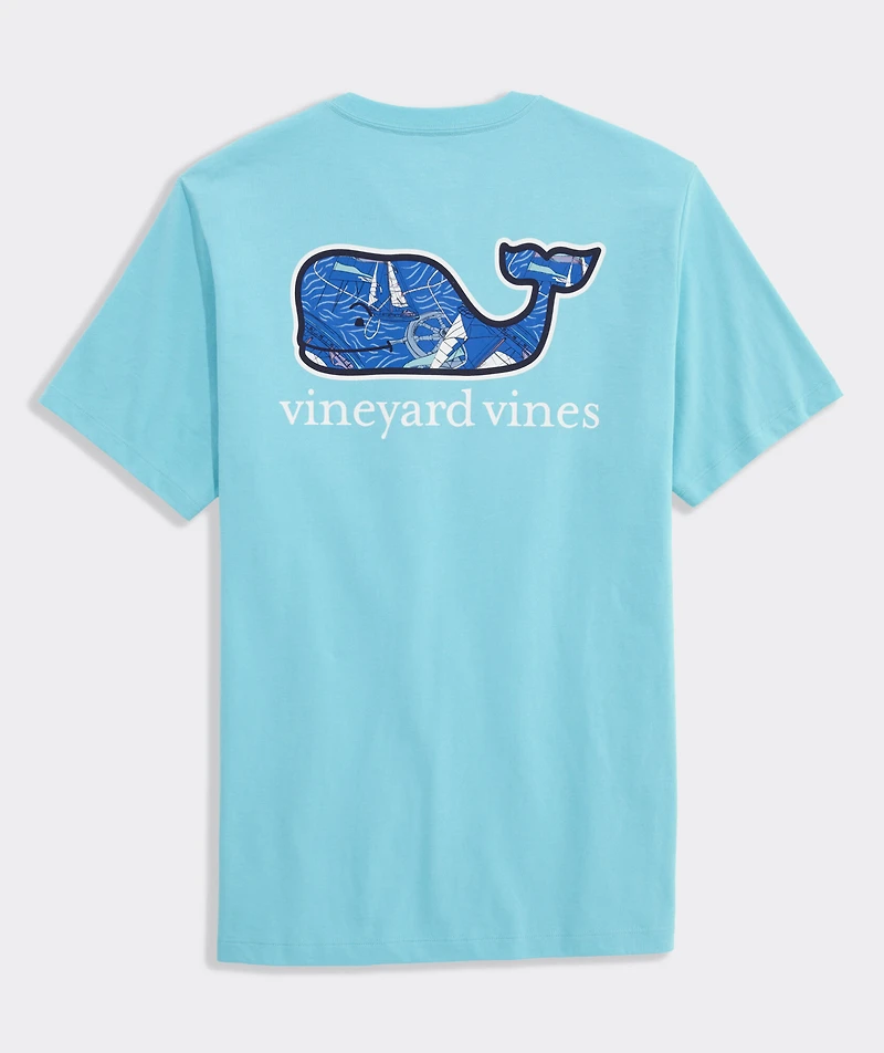 Sailing Whale Short-Sleeve Pocket Tee