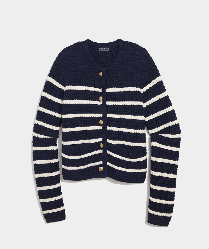 Cotton Texture Cardigan