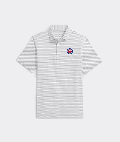 Chicago Cubs Bradley Stripe Sankaty Polo