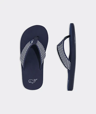 Boys' Micro Whale Foam Flip Flops