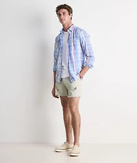 Rockland Plaid Cotton Madras Shirt