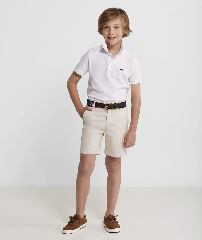 Boys' American Flag Canvas Club Belt