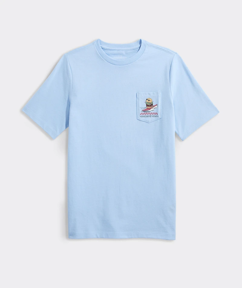 Boys' Surfin' Burger Short-Sleeve Pocket Tee