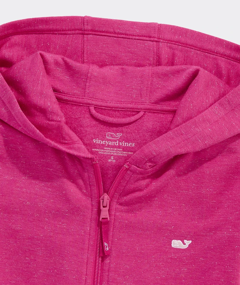 Girls' Shimmer Dreamcloth® Full-Zip Hoodie