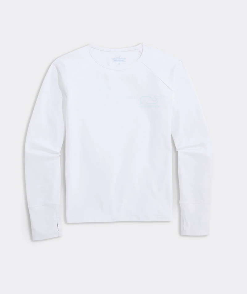 Girls' Whale Harbor Performance Long-Sleeve Tee