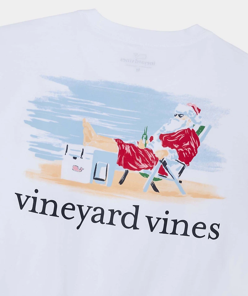 OUTLET Santa's Vacation Short-Sleeve Pocket Tee
