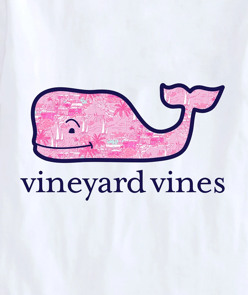 OUTLET Bermuda Scene Whale Short-Sleeve Pocket Tee