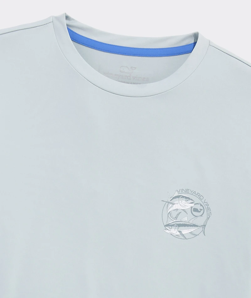 Tuna Circle Short-Sleeve Harbor Performance Tee