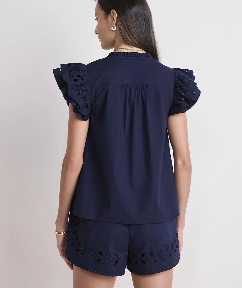 Adare Eyelet Top