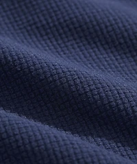Grid Fleece Textured Hoodie