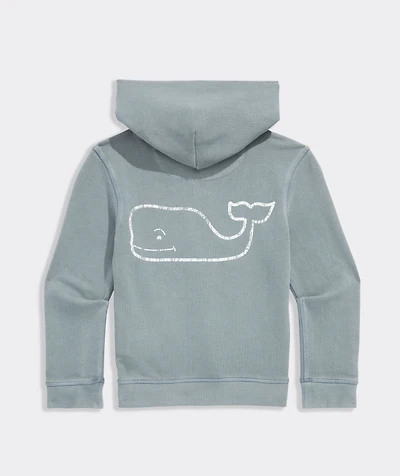 Kids' Surf Terry Vintage Whale Graphic Hoodie
