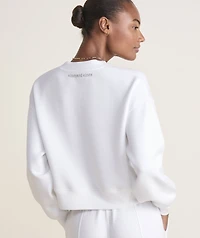Silky Scuba Cropped Crewneck Sweatshirt