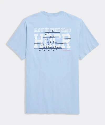 Head Of The Charles® Rower Stack Short-Sleeve Pocket Tee