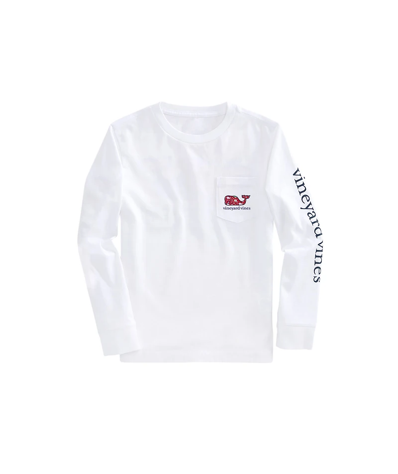 OUTLET Kids' Holiday Whales Whale Long-Sleeve Pocket Tee